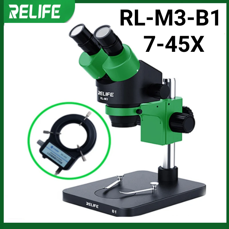 Relife RL-M3-B1 7-45x digital mikroskop elektronik profession elle labor mikroskope zum löten von handys reparaturen