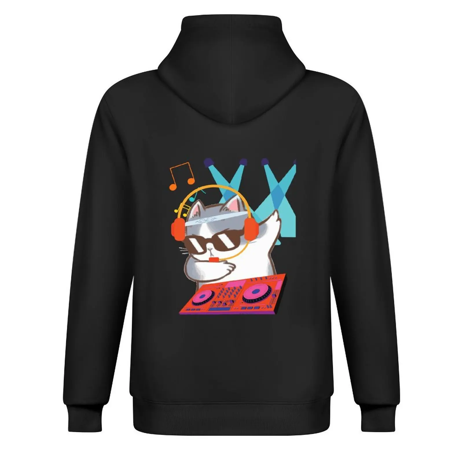 DJ CAT في دا هاوس هوديي معطف رجالي بلوزة ملابس رجالية أزياء الرجال هوديي