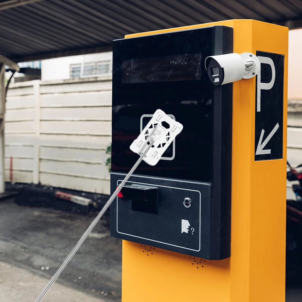 

3 Pcs Parking Lot Card Taking Tool Telescoping Rod Extendable Bracket Permit Holder Clip Garage Accessory Car Parking Payment