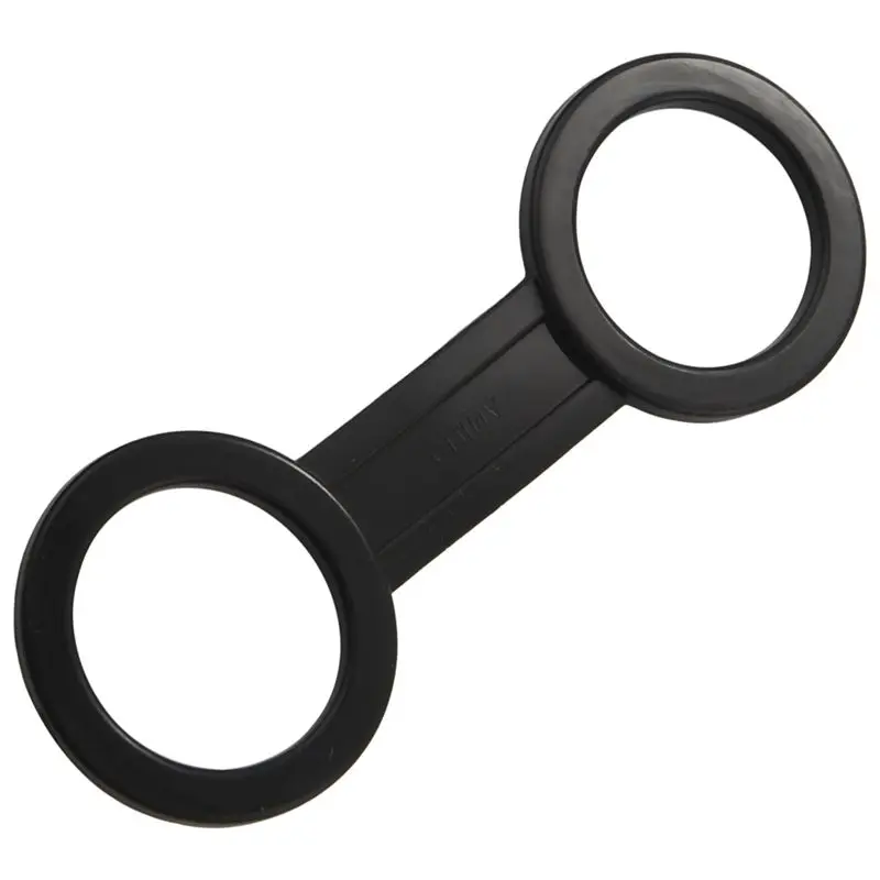 X08A 160X Scuba Diving Dive Snorkeling Silicone Snorkel Mask Strap Keeper Holder Clips Retainer Attachment Gear Spare Black