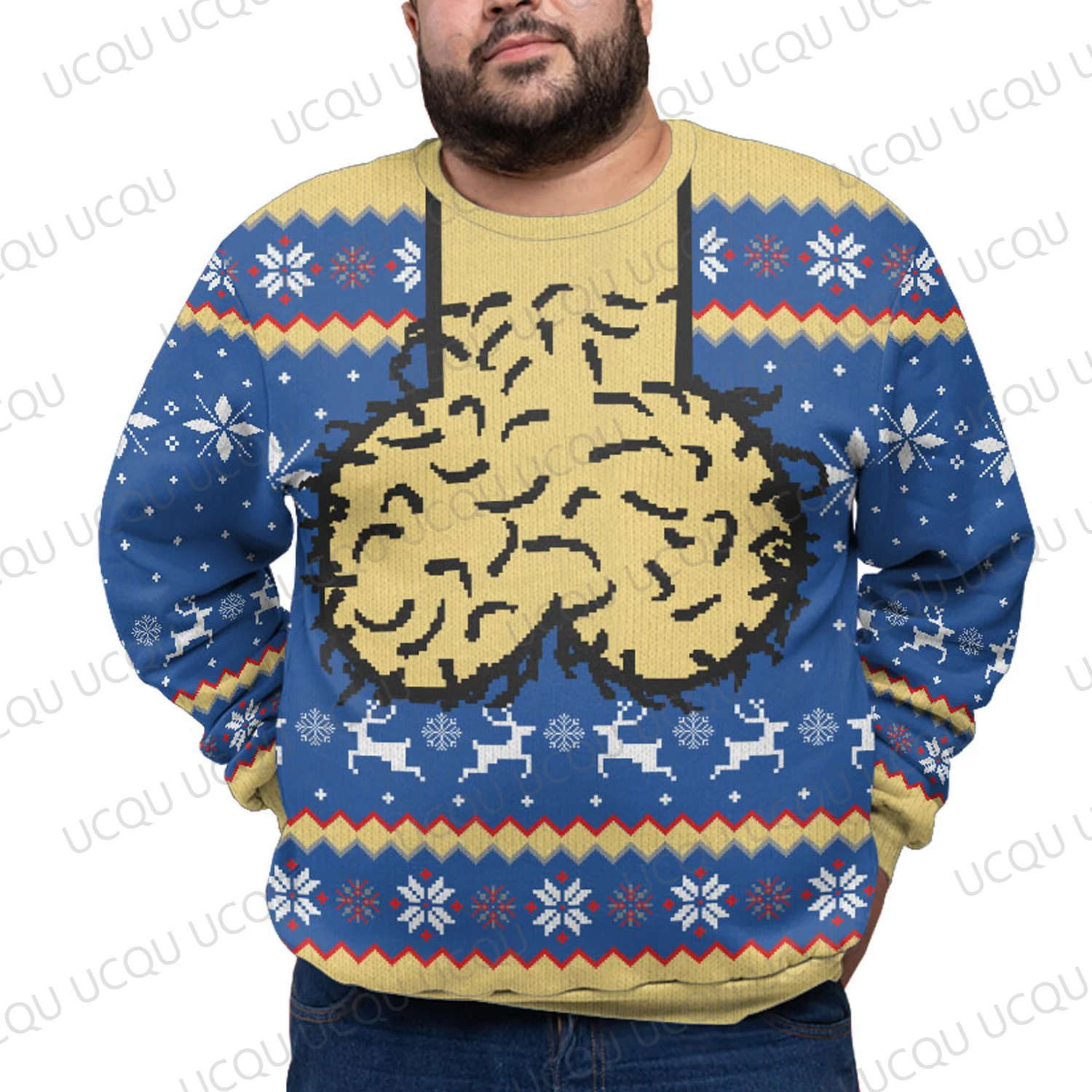 2026 Ugly Christmas Neuer Bestseller Pullover für Männer und Frauen, Hühner-Langarm-T-Shirt, Rundhals-Sportbekleidung, Lässiger Hoodie