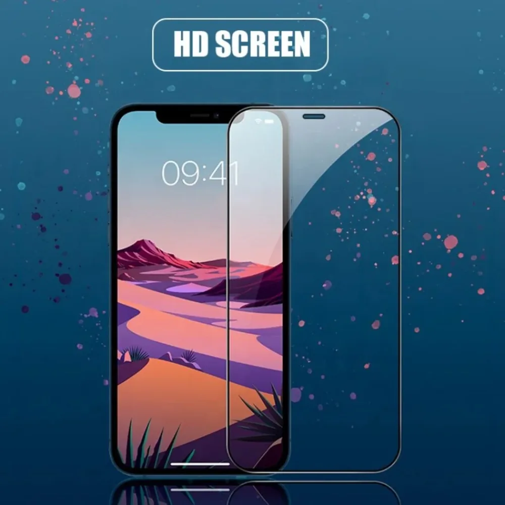 1Pc HD Tempered Glass For Iphone 11 12 13 14 15 Pro Max Phone Glass For IPhone 6 7 8Plus XR XS Max SE 20 22 Glass Film