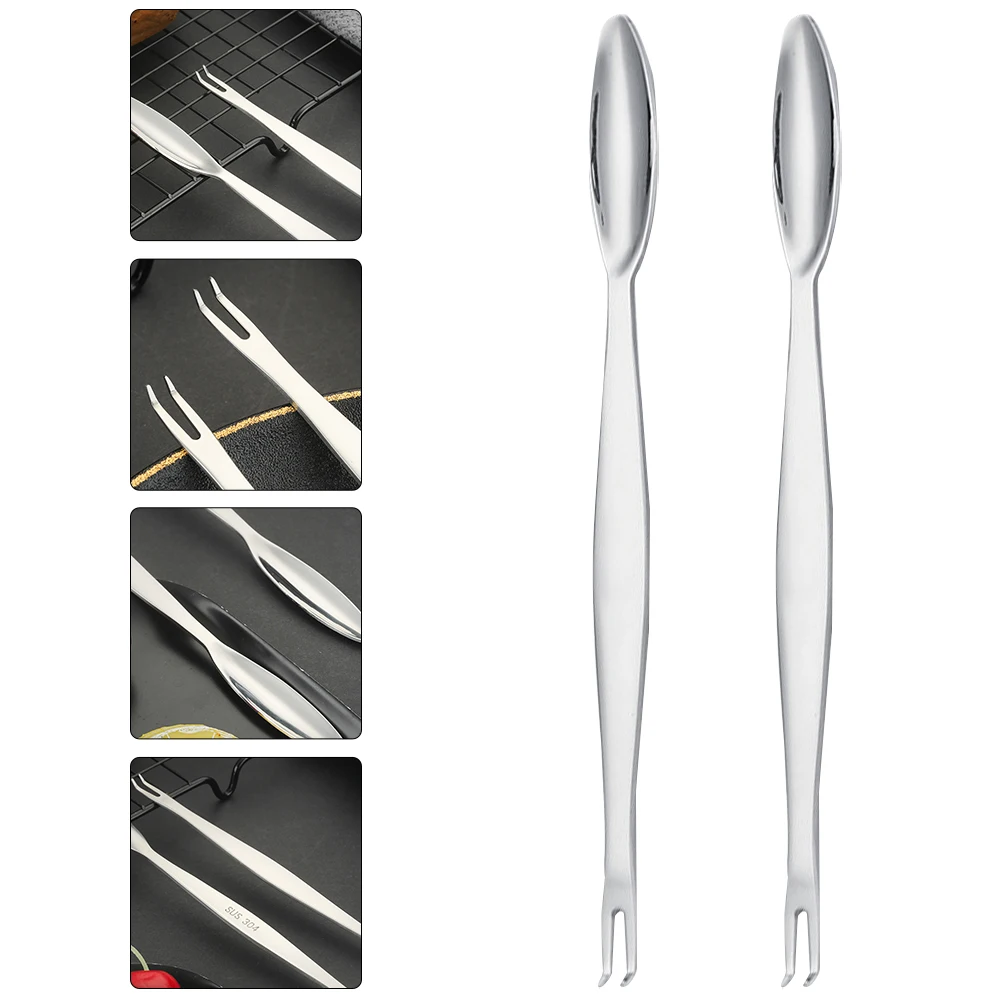 

Crab Eating Tool Seafood Utensils Leg Forks Stainless Steel Picks Multifunctional