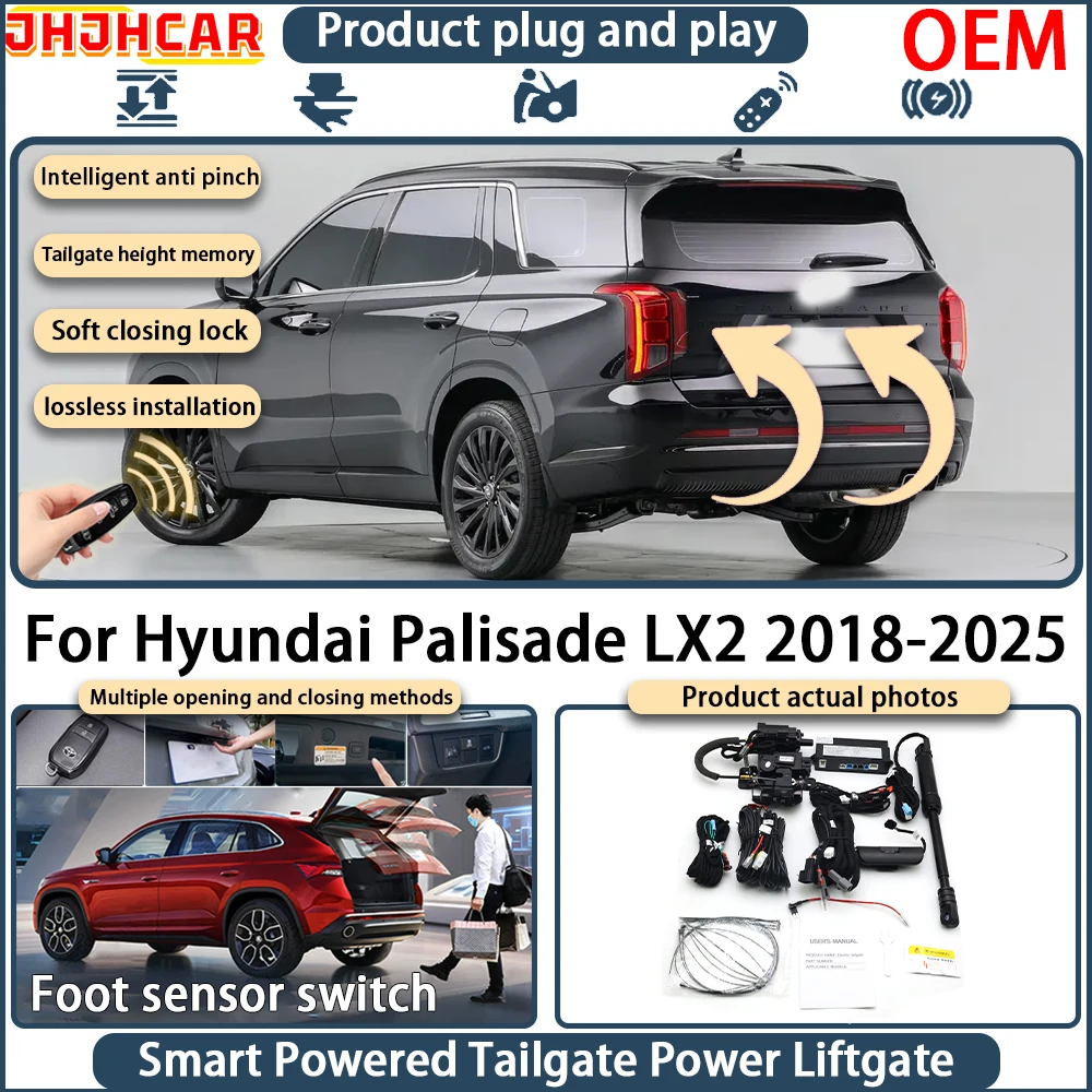 OEM Smart Electric Powered Tailgate For Hyundai Palisade LX2 2018-2025 Power Liftgate System Key Remote Control Trunk Lift Kit
