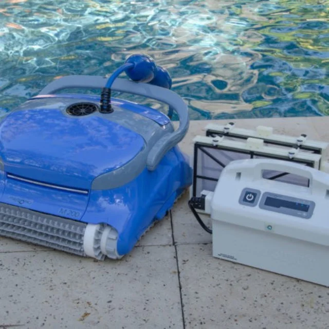 Pool Cleaner M200 Plastic Swimming Pool & Spa Cleaner-High Efficiency Outdoor Use Cleaning Robot