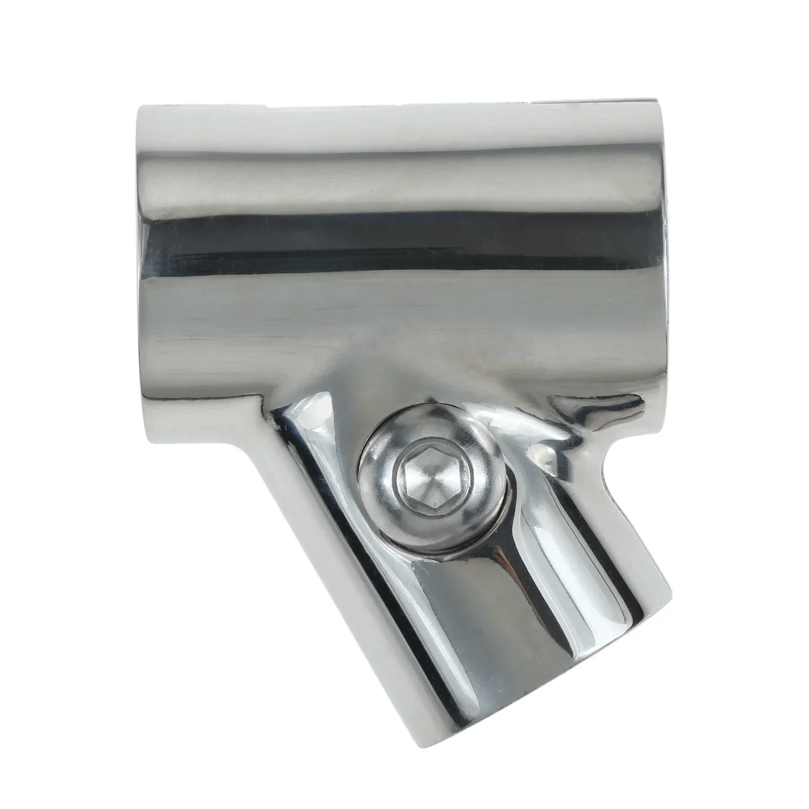 Heavy Duty 316  Stainless Steel 3 Way 60 Degree Boats Handrail Tee Fitting Marine Hardware T-type Hinged/Split for 7/8