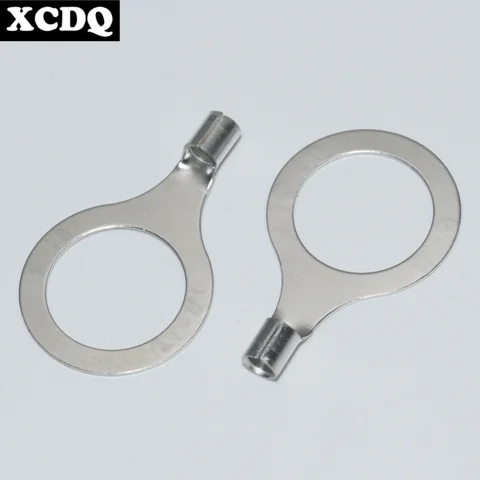 100pcs RNB Brass Ring Bare Terminal Block Connector Cable Lugs Wire Crimping Tips Electrical Connection Strips 12V 2.5mm 4mm 6mm 10 best sales 12v terminal - №6