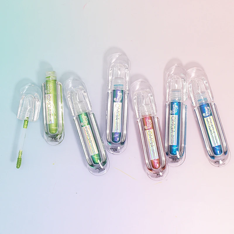 光沢のあるアイシャドウリキッド、防水性と耐汗性、仮装パーティーやハロウィーンのメイクに適しており、初心者にも適しています。