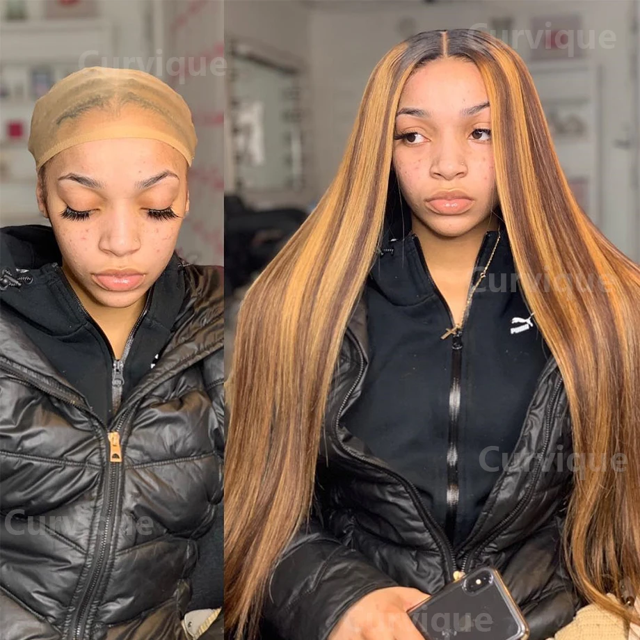 

Прямой 13x4 13x6 Hd Парик Фронта Шнурка Выделите Парики Фронта Шнурка Человеческих Волос Цветные Парики Человеческих Волос Медовый Блондин Бразильские Парики