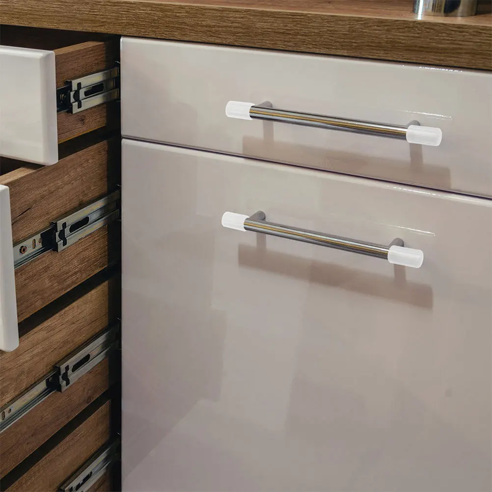 12 قطعة مصدات باب الخزانة من السيليكون حراس الزاوية المستديرة سلامة الطفل حافة حامي مصدات مقبض الدرج #6