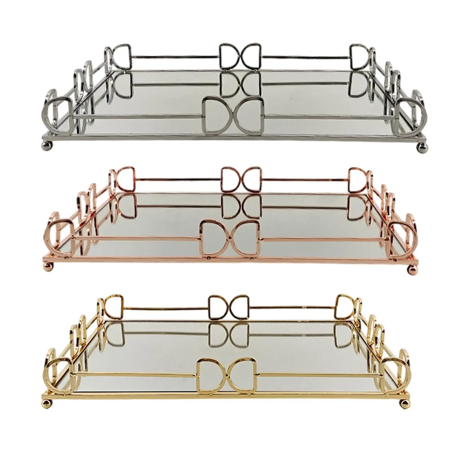 

Mirror Tray, Makeup Tray, Modern Cosmetic Tray, Makeup Organizer, Perfume Tray