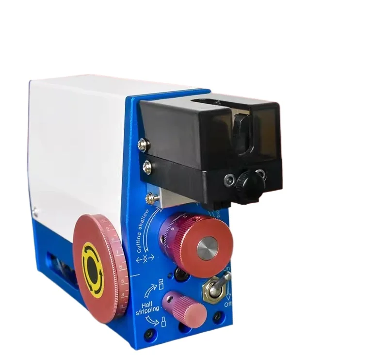 Semi-automatic induction pneumatic peeling machine Small wire peeling machine