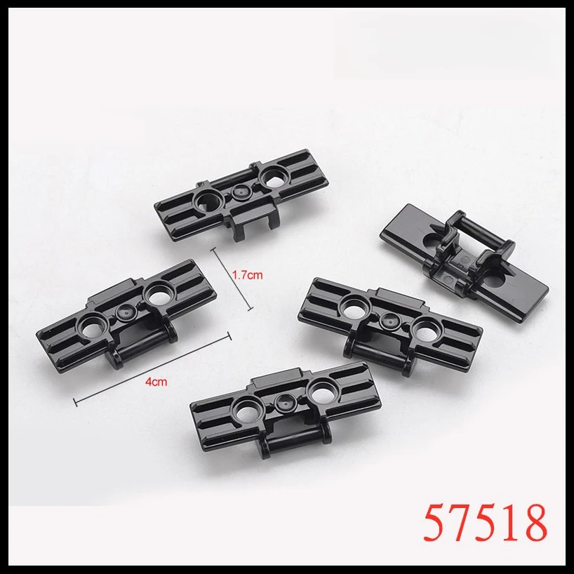 

100 шт. 57518 тележка гусеничная цепь MOC строительные блоки технические детали 88323 замена детали совместима с 6014648