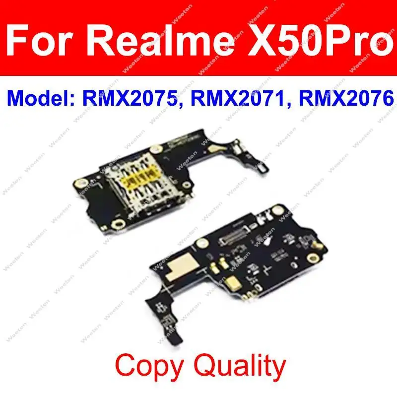 phone Antenna Small Board For Realme X3 X3 Superzoom X50 X50 Pro 5G Signal phone Transmitter SIM Card Slot Plate Flex