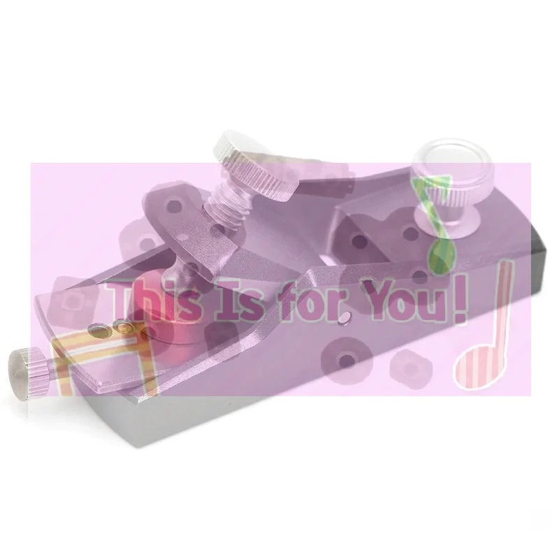 【MA】Adjustable Aluminum Alloy Hand Plane With Precision Knobs Sharp Steel Blade For Woodworking DIY Furniture Projects