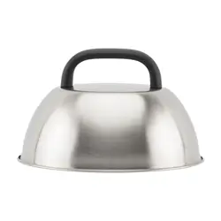Burger Cover Cheese Melting Dome 6.30'' Griddle Accessory,Sturdy,Stainless Steel