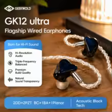 【¥8,050】GEEKWOLD GK12 Ultra 6ドライバー IEMイヤホン GK12 Ultra 特別割引-アリエク特価アラート