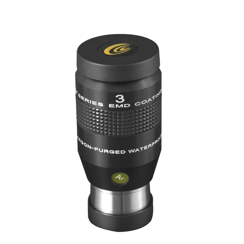 Explore Scientific-Wide-Angle Eyepiece, Nitrogen, Waterproof, 3mm, 52 Degree