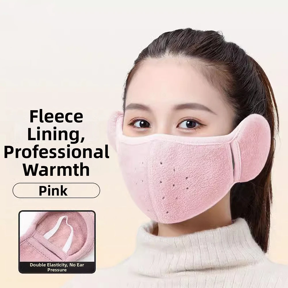 

For Winter Outdoor Sports Winter-Ready 3D Fleece Earmuffs: Breathable, Warm & Perfect For Outdoor Sports One Size Fits Most