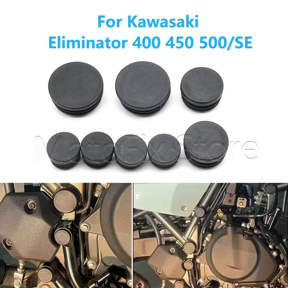 Tapones para orificios del cuadro de motocicleta para Kawasaki Eliminator 400 450 500 SE 2023 2024 2025