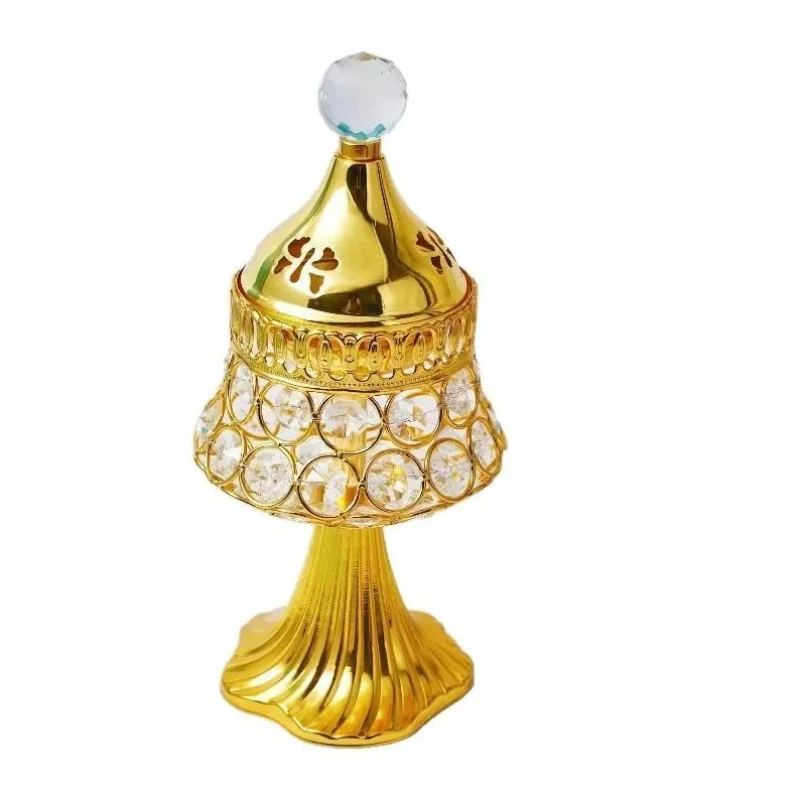 

High-end crafts diamond-encrusted light luxury incense burner