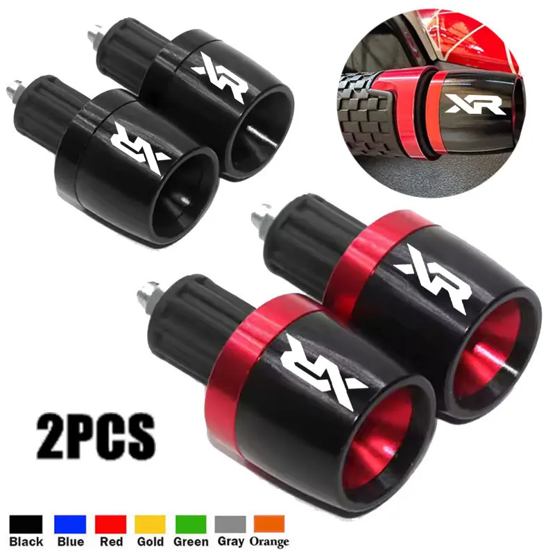 Extremos de empuñaduras de manillar de motocicleta, tapón final para HONDA XR 125 150 190 XR 125L 150L 190L XR125 XR150 XR190R