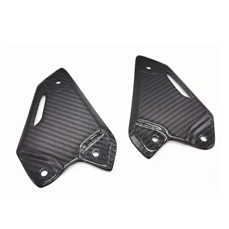 Per KAWASAKI Z900 2017-2022 Pedane Poggiapiedi Peg Protector Vera Fibra di Carbonio Moto Poggiapiedi Tallone Guard Copertura Accessori