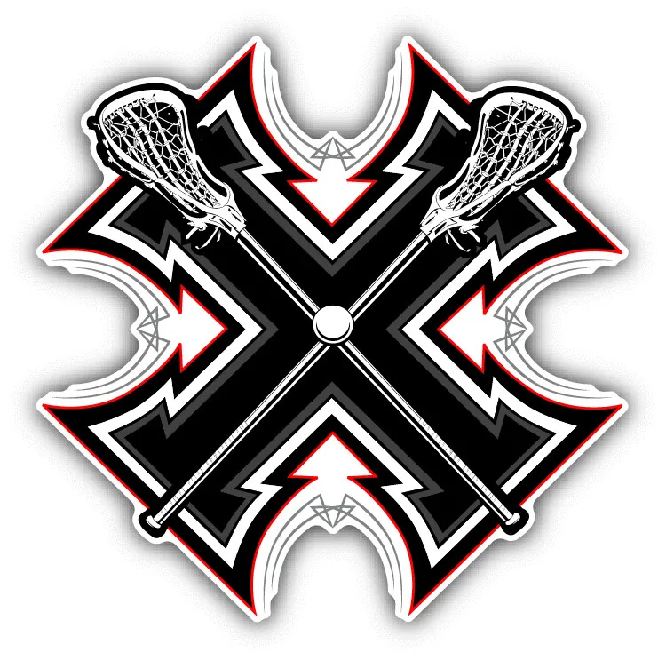 

Tribal Lacrosse Stick And Ball Sticker Anti Scratch Exterior Decor Decal Car Bumper Window Phone Trunk Guitar Motorcycle Cover