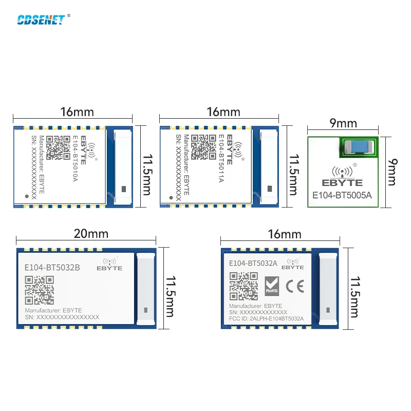 nRF52810 BLE 5.0 Module Test Board Beacon Ibeacon 2.4g RF Module Ebyte Development Board Kits USB InterFace E104-BT5010A