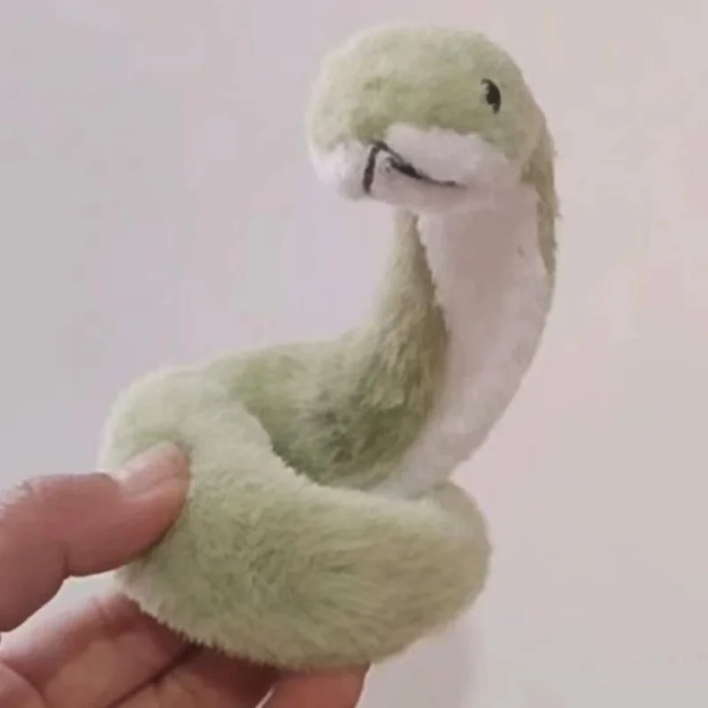 2025 سنة الأفعى ألعاب من نسيج مخملي دمية التميمة الإبداعية الجديدة لعبة ثعبان قطيفة مع أشكال مقعرة ومحدبة بحرية هدايا عيد الميلاد #2