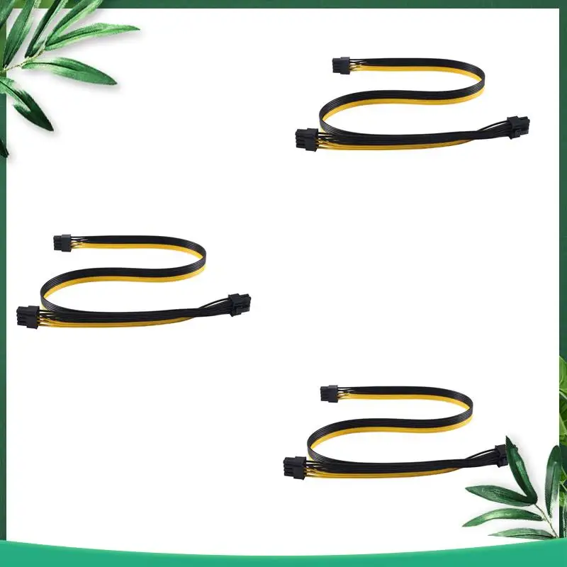 

YSS-3X PCI-E 8 Pin Male To Dual 8 Pin (6+2) Male PCI Express Power Adapter Cable For EVGA Modular Power Cable 60Cm+20Cm