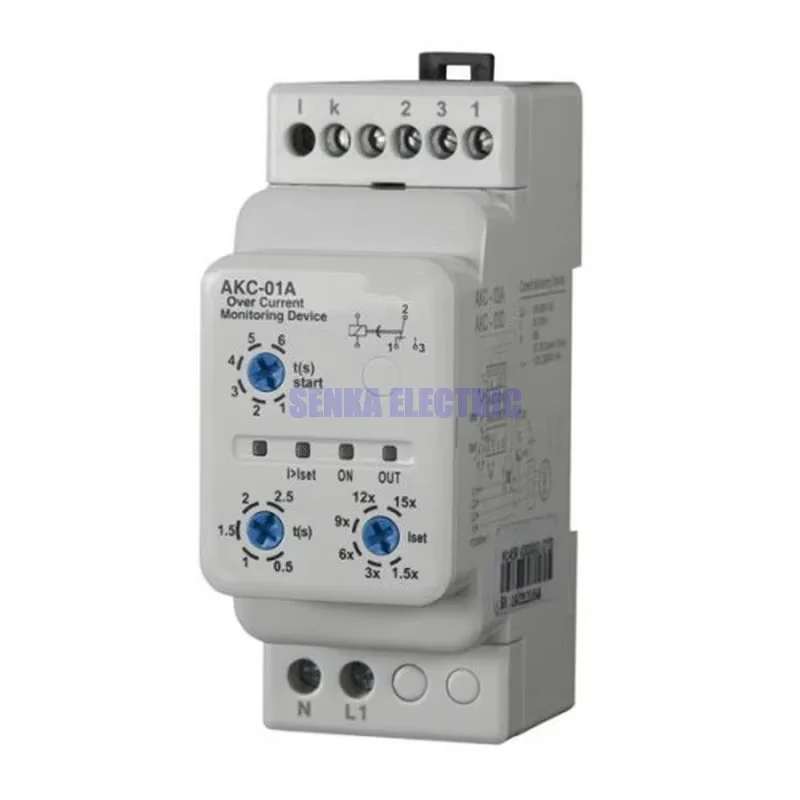

Din Rail Current Protective Relay Multi-setting Multifunction Overcurrent Protection Monitoring Device