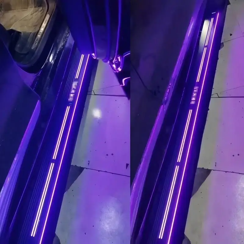 Automatic Electric Power Neon Led Light Side Step Running Board for BYD Seal U / BYD Song PLUS