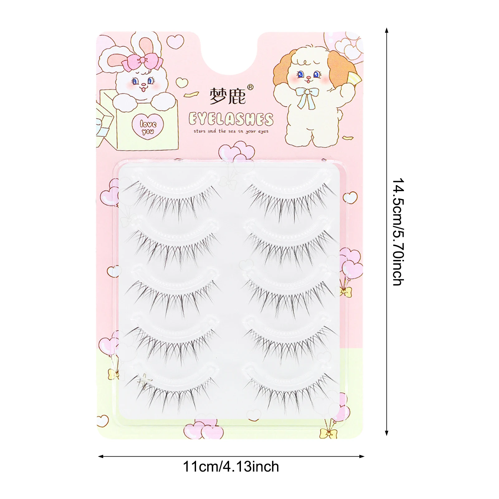 Simulation de grappe de cils individuels, Extensions de maquillage, bande de cils pour la beauté des yeux, Cosplay, outil de maquillage DIY