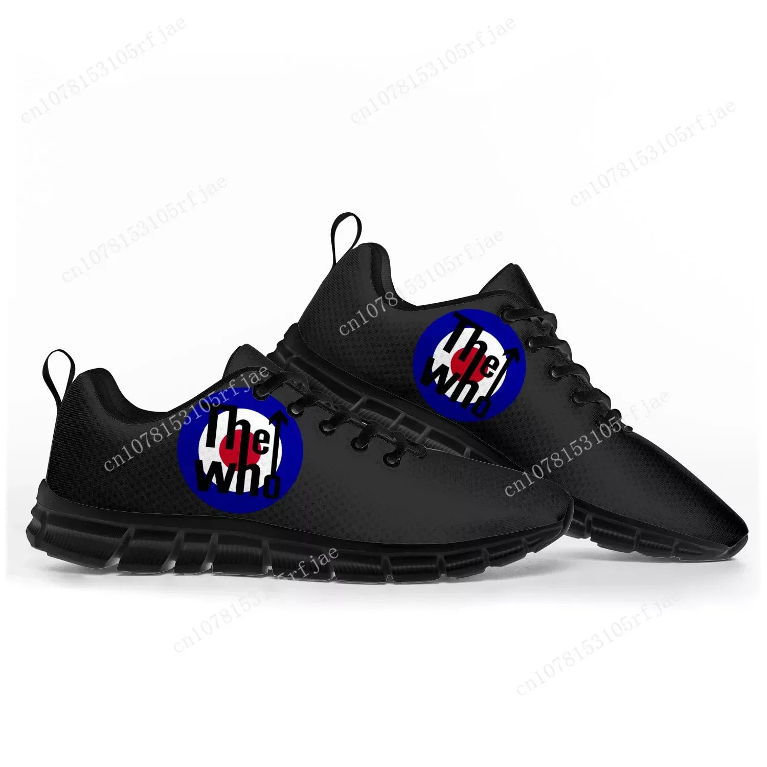 

The Who Pop Rock Band Sports Shoes Mens Womens Teenager Kids Children Sneakers Casual Custom High Quality Couple Shoes Black