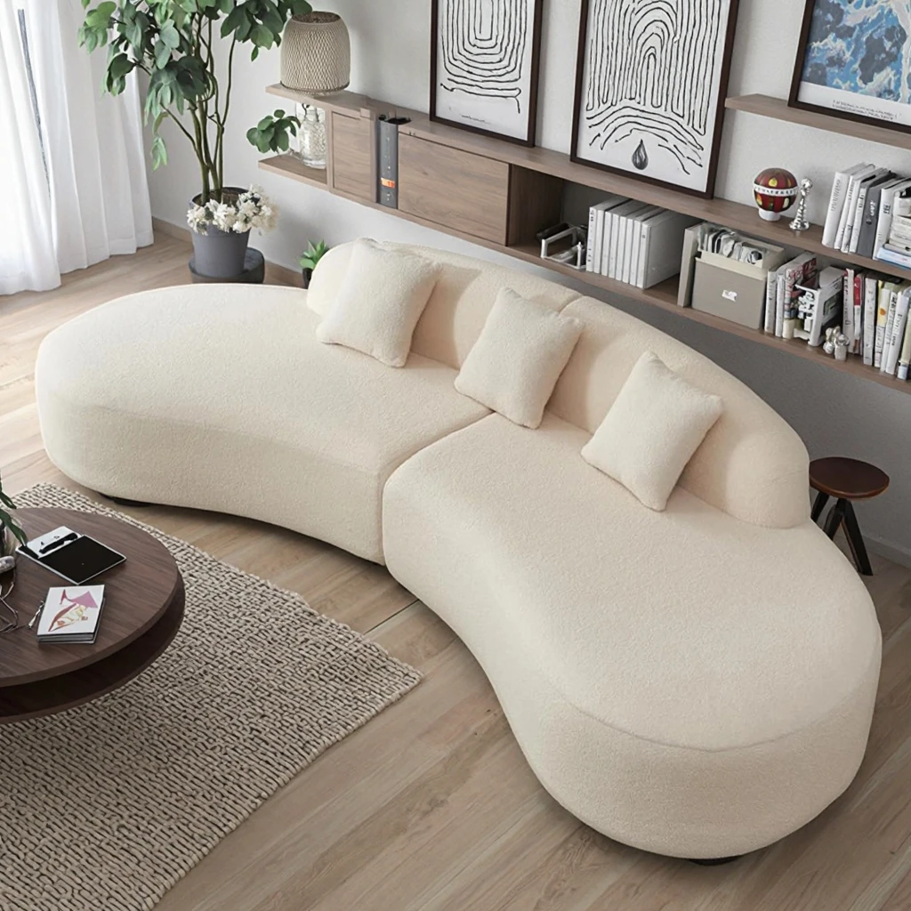 

Compressed Sofa Set Furniture Irregularly Shaped Living Room Sofa Modern Compressed Furniture