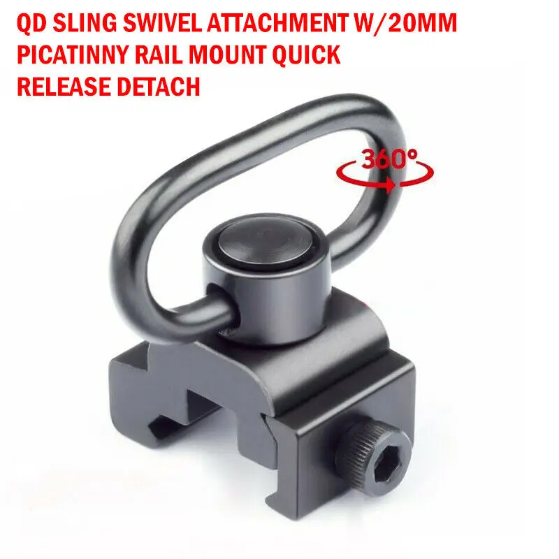 Sling Swivel Stud Mount Adapter For Mlok Rail Quick Release QD Sling Swivel Mount Adapter Hunting Gun Accessories New