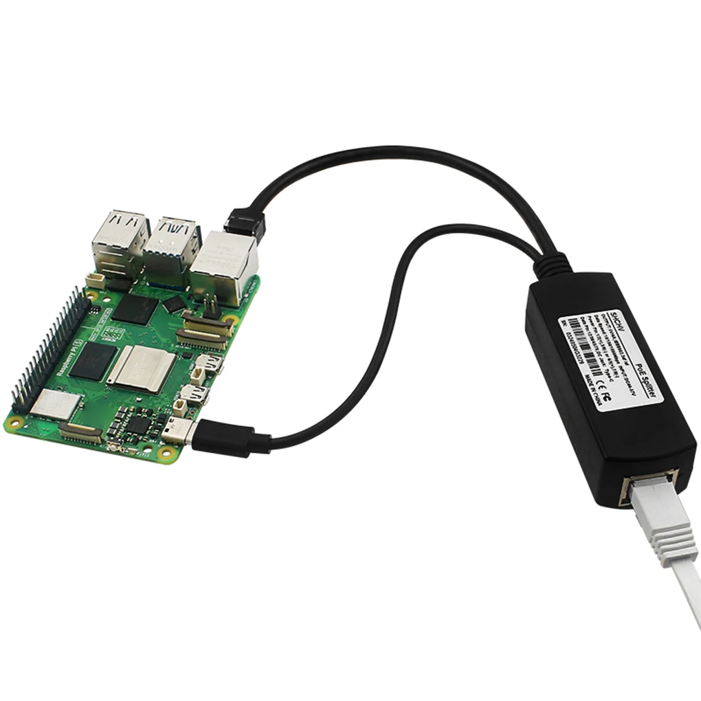 Adaptateur Poe répartiteur 12V DC 5V, sortie d'alimentation pour alimentation Ethernet polyvalente