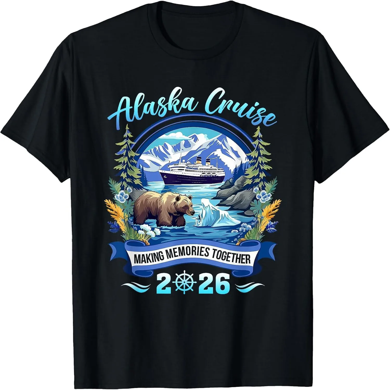 Matching Family Friends and Group Alaskan Alaska Cruise 2026 T-Shirt graphic tee, men’s, women’s, halloween shirt,