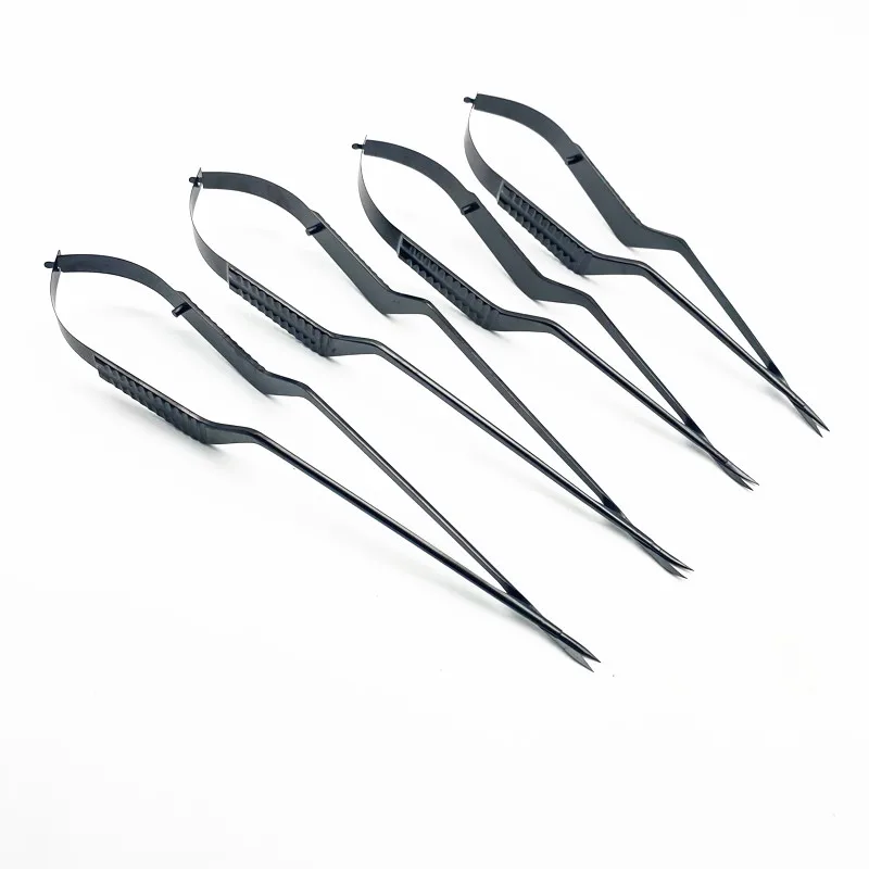 

Stainless Steel Micro Scissors black handle 185mm/260mm Microsurgical Scissors Instruments