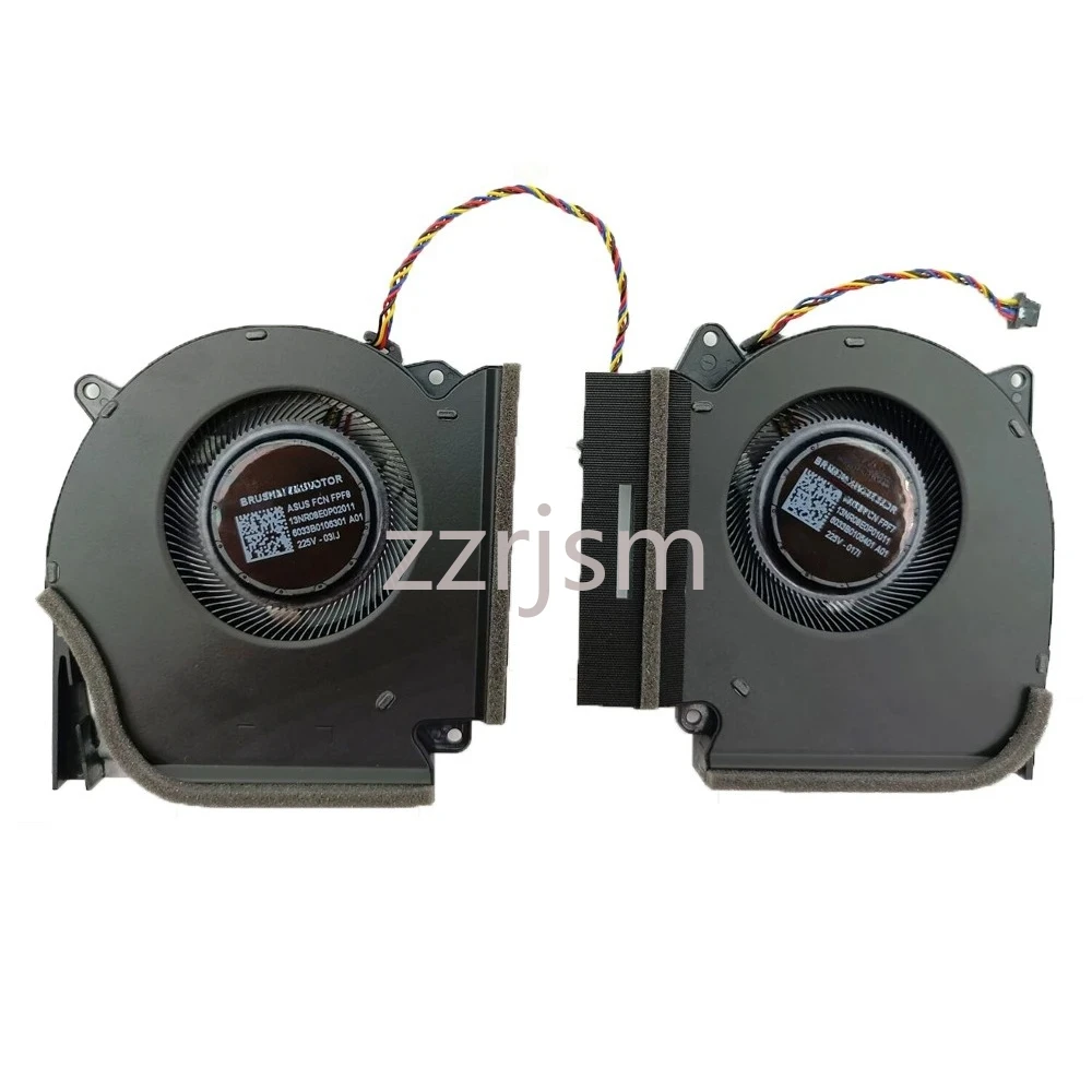 Laptop CPU GPU Cooling for ASUS ROG Strix G533ZW G533ZS G733ZW SCAR 15 17 2022 Fans Cooler 13NR08E0P02011 13NR08E0P01011 DC12V