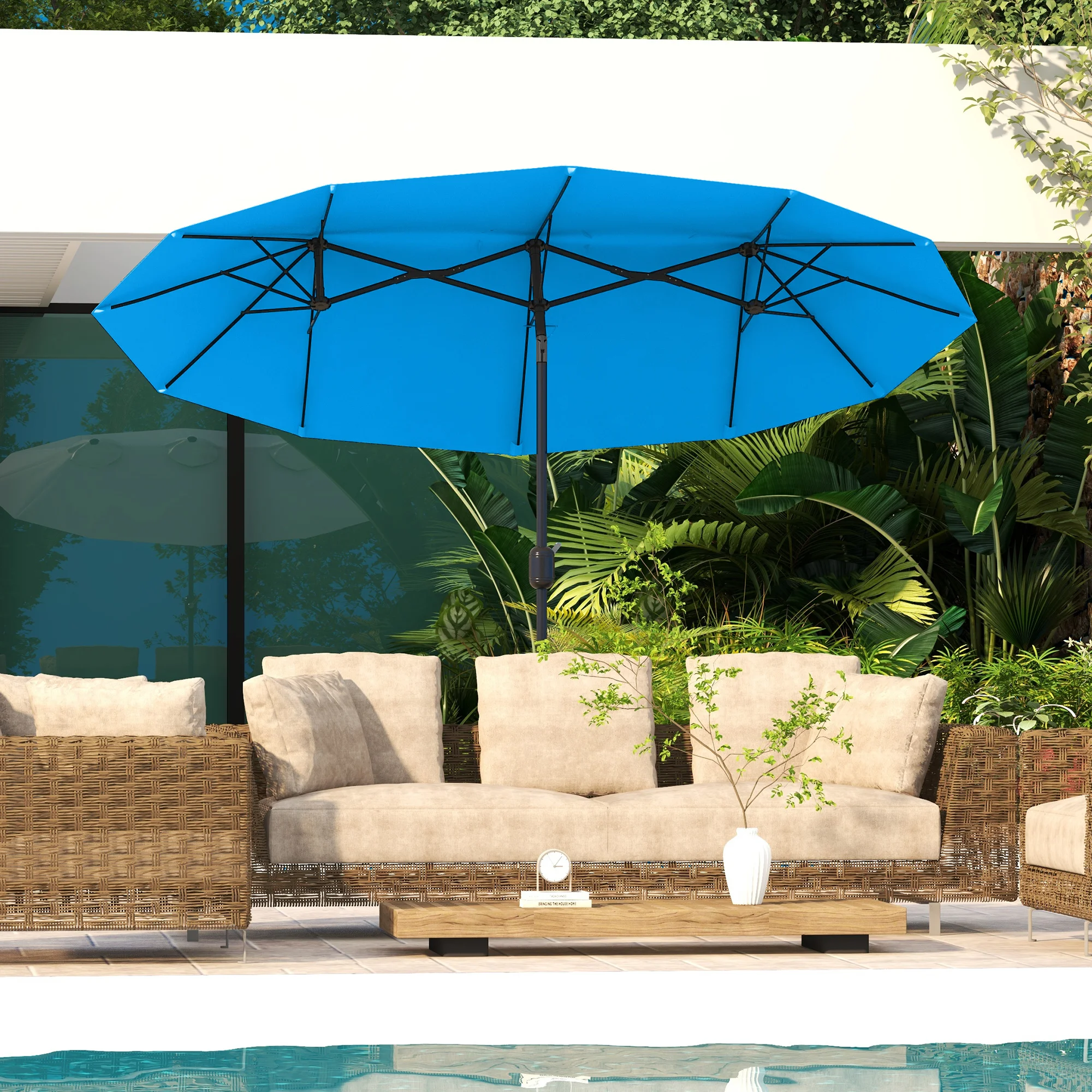 

Outdoor beach umbrella /Cantilever Umbrella Without base