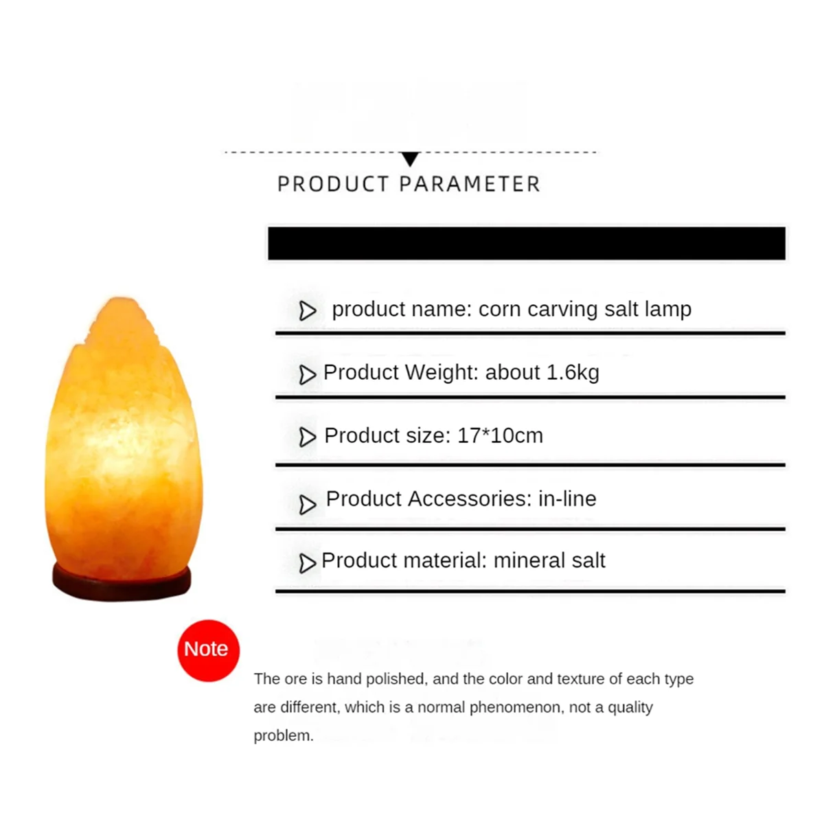 Himalayans Rocks Salt Lamp Glow Night Light Bedside Ornaments, Small Night Lamp Home Decor Atmosphere Lights EU Plug