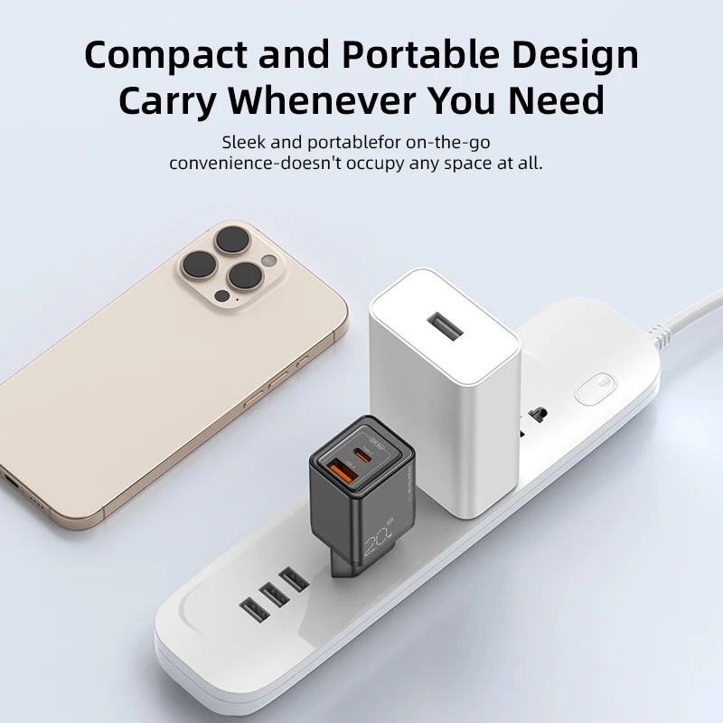 VYVYLANS 20 واط GaN USB نوع C شاحن PD شحن سريع الهاتف آيفون 17 16 15 14 13 12 11 برو ماكس آي باد صغير شحن #5