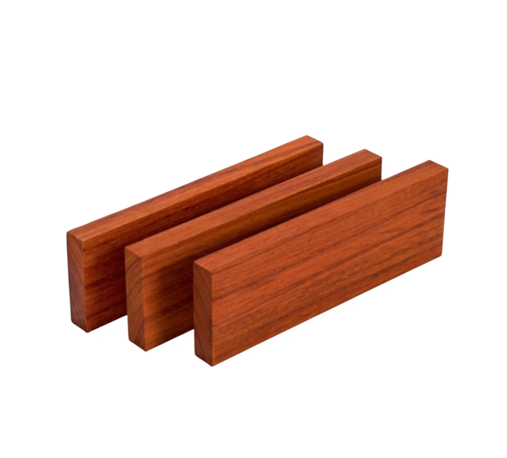 Thickness:2CM African pear wood Solid wood red pear DIY wood