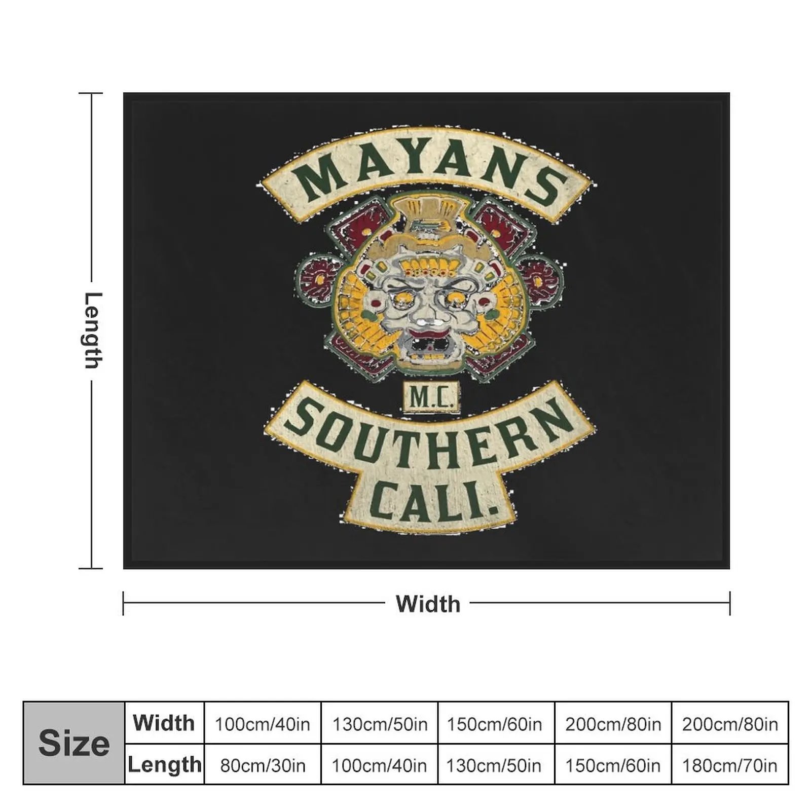 Mayans MC Throw Blanket warm winter Blankets Sofas Of Decoration Thin Hair Blankets