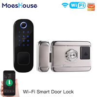 MoesHouse Tuya Smart Lock Door Fingerprint Lock Smart Home Lock Digital Door Lock Password For Home Hotel Security