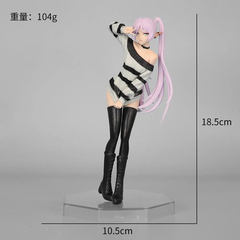 Trendy Frieren Figure, Funeral Frieren Anime Figurine, 2D Beautiful Girl Collectible