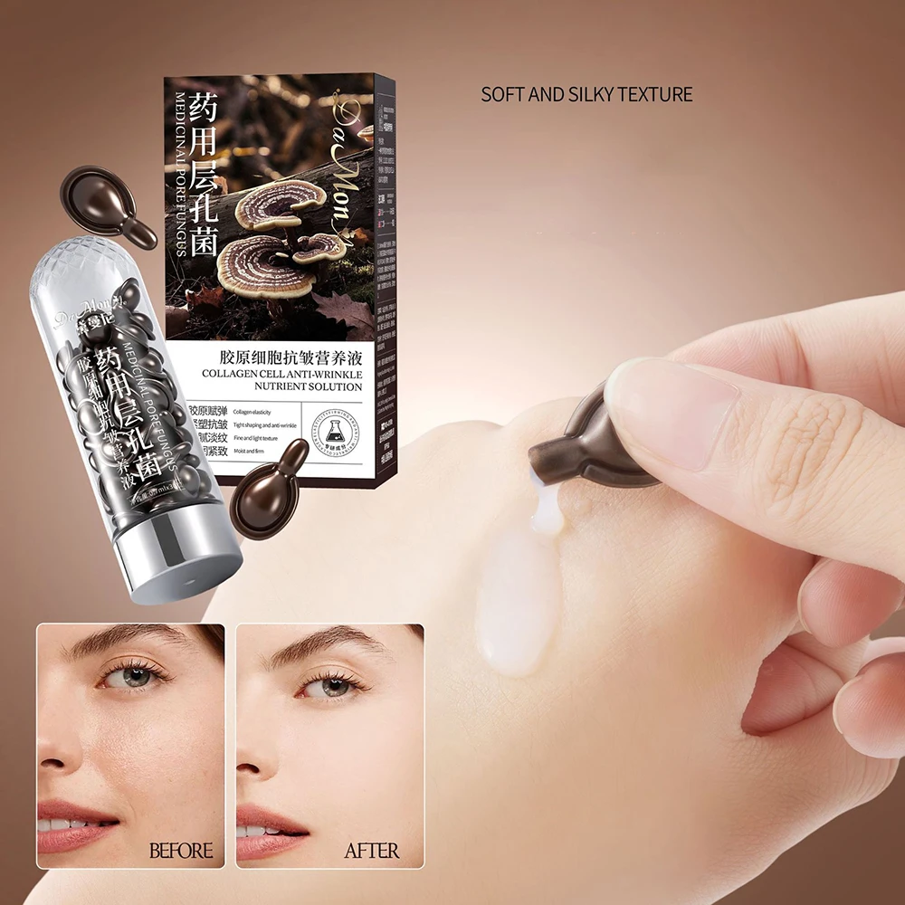 Layered Pore Bacteria Collagen Firming Nutrient Solution Moisturize Lifting Reduce Fine Lines Brighten Face  Essence Skincare