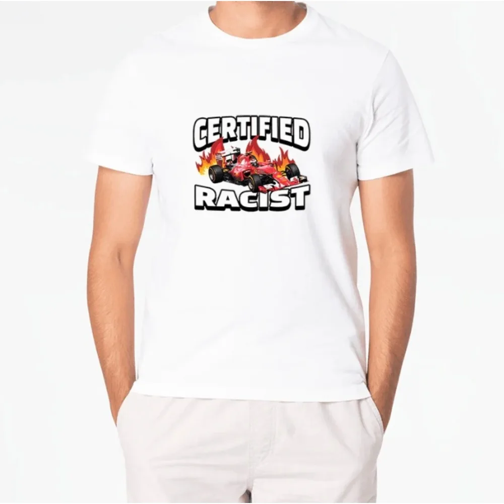 Men Tees T1 Racing Graphic Print Equipped Speed SignsStudio T-Shirt Racing Style Amazing Tee Male Casual Oversized Streetwear